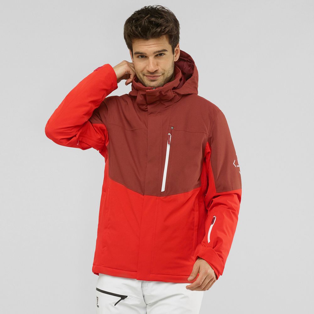 Chaqueta Esqui Salomon Hombre Coral - Salomon Argentina SPEED,037649-NRZ